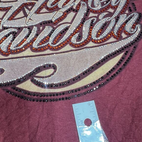 Harley Davidson Tank Top Womens Size 1XL Red Sleeveless Rayon Blend 2021 - Picture 11 of 12